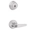 Kwikset 96900-427 Deadbolt Security Set, Keyed Entry Lock, Lever Handle, Balboa Design, Satin Chrome, Turn Piece 690DL26DCPK6SMTV1 - alternate 1