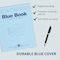 Roaring Spring Case of Exam Blue Books, 8.5" x 7", 12 Sheets/24 Pages, Wide Ruled with Margin, PK500 77513cs - alternate 3