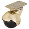 Prosource Ball Caster, 1-5/8 in Dia Wheel, 1-5/8 in W Wheel, PP Wheel, Black, 70 lb, Steel Housing Material JC-E01-PS - alternate 2