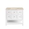 James Martin Vanities Breckenridge 36" Single Vanity, Bright White, w/ 3 CM Tajnar Eclos Top 330-V36-BW-3TJR - alternate 8