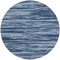 Homeroots 8' Blue And Navy Blue Round Abstract Washable Indoor Outdoor Area Rug 613081 - alternate 8