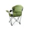Picnic Time Family Of Brands Reclining Camp Chair, Sage Green with Gray Accents 803-00-130-000-0 - alternate 3