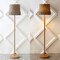 Jonathan Y Ocata 61" 2-Light Coastal Bohemian Iron/Rattan LED Floor Lamp with Pull-Chain, Brown Wood Finish JYL3091A - alternate 8