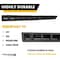 Traffic Kontrol Parking Wheel Stop Block Curb Kit, Rubber, 4 in Height, 72 in Length, 28 lbs TK-PS-6-BKYW-B-KIT - alternate 6
