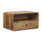 Homeroots 12" Beige Solid Wood Square One Drawer Nightstand 651837 - alternate 8