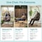 Serenelife Hanging Egg Chair with Stand SWC66DB - alternate 4