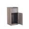 Bfm Seating Trash Enclosure, Chestnut, Relic Laminate, 22 in TE4622CS - alternate 2