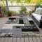 Homeroots 8' X 10' Black Taupe And Ivory Geometric Washable Indoor Outdoor Area Rug 612391 - alternate 6