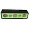 Deejay Led For 12-in Three Horn Two Tweeters Side Speaker Enclosure Green Vinyl cloth colored D12H3TW2VYGRSIDE - alternate 6