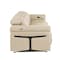 Homeroots 100" Beige Top Grain Leather Reclining Metal USB Sofa 720426 - alternate 4