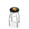 Holland Bar Stool Co 30" Chrome Ferris State Swivel Bar Stool, Accent Ring L8C3C30FerrSt - alternate 1