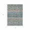 Homeroots 8' X 10' Teal Blue Salmon And Beige Medallion Washable Indoor Outdoor Area Rug 615917 - alternate 6