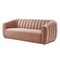Homeroots 85" Blush Velvet Manufactured Wood Sofa 543934 - alternate 8