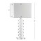 Jonathan Y June 28" Crystal LED Table Lamp, Clear JYL2054A - alternate 7