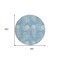 Homeroots 8' Sky Blue Gray And Ivory Round Polka Dot Washable Indoor Outdoor Area Rug 594282 - alternate 7