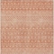 Homeroots 5' X 8' Salmon Gold And Ivory Tribal Washable Indoor Outdoor Area Rug 582639 - alternate 7