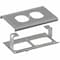 Hubbell Wiring Device-Kellems Single Receptacle Cover, Gray HBL3043BEGY - alternate 1