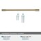 Amerock Riva 8-13/16 inch 224mm Center-to-Center Golden Champagne Cabinet Pull BP55489BBZ - alternate 3
