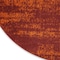 Homeroots 4' Red And Orange Round Abstract Indoor Outdoor Area Rug 545980 - alternate 8