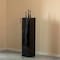 Uniquewise 47-Inch Black Fiberglass Pedestal Backdrop Stand - Stylish Flower or Cake Holder for QI003858BK-47 - alternate 8