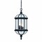 Homeroots Three Light Matte Black Eastern Lantern Hanging Light 398006 - alternate 3