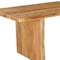 Homeroots 120" Brown Solid Wood Live Edge Sled Base Dining Table 635864 - alternate 8
