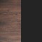 Flash Furniture 48" x 30" Tabletop, Seamless Surface Technology, Dark Brown and 5" x 22" Black Table Height T-Bases ST-REC3048-WBR-T0522-GG - alternate 9