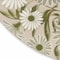 Homeroots 8' Ivory And Green Round Floral Indoor Outdoor Area Rug 548063 - alternate 7