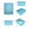 Storex Deep Storage Tray with Lid, Teal 62549U05C - alternate 2