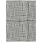 Homeroots 8' X 10' Black Gray And Ivory Striped Washable Indoor Outdoor Area Rug 583405 - alternate 5