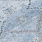 Homeroots 8' Sky Blue And Denim Blue Round Floral Washable Indoor Outdoor Area Rug 588866 - alternate 8