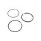 Cnh SET OF RINGS, CNH OEM SBA115104090 SBA115104090 - alternate 2
