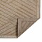 Homeroots 8' Runner Beige Geometric Stain Resistant Indoor Outdoor Runner Rug 531629 - alternate 5