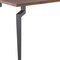Homeroots 71" Brown and Black Wood and Steel Dining Table 564986 - alternate 6