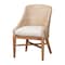 Bali & Pari Jasper Woven Seagrass Dining Chair, White Wash 265-14530-ZORO - alternate 1