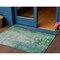 Homeroots 3' X 5' Emerald Abstract Washable Indoor Outdoor Area Rug 608232 - alternate 1