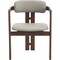 Leisuremod Velo Series Modern Dining Chair in Walnut Color Wood with Taupe Seat VCWN-51TP - alternate 7
