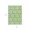 Homeroots 3' X 5' Lime Green And Blue Geometric Washable Indoor Outdoor Area Rug 613506 - alternate 7