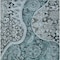 Homeroots 5' X 8' Teal Blue And Dark Green Floral Medallion Washable Indoor Outdoor Area Rug 603198 - alternate 6