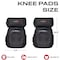 Safe Handler Professional Extra Long Crystal Gel Knee Pads, Black, PR BLSH-HD-PVC-KPL-4BK - alternate 3