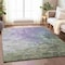 Homeroots 10' X 14' Lavender Olive Green And Silver Abstract Washable Indoor Outdoor Area Rug 617364 - alternate 9