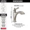 Delta Dorval Single Handle Bathroom Faucet 556-SSMPU-DST - alternate 3