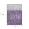 Homeroots 10' X 14' Purple And Silver Abstract Washable Indoor Outdoor Area Rug 632094 - alternate 5