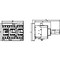 Siemens Contactor assembly for star-delta wye-delta start AC-3 55 kW/400 V 3RA2437-8XF32-1NB3 - alternate 5