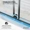 Anzzi Stellar 51 to 54 in. x 76 in. Sliding Frameless Shower Door in Matte Black with Tempered Clear Glass SD-FRLS05903MB - alternate 8