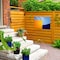Trademark Fine Art Outdoor Canvas Art - Harry Verschelden  'Yellow Blue Geometry' Wall Art for Patios, or Gardens 1X32374-OC1419WR - alternate 6