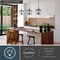 Vaxcel Cottage Grove 3-Light Matte Black Traditional Open Cage Lantern Pendant Light P0477 - alternate 6