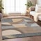 Homeroots 5' X 8' Brown Taupe And Wheat Geometric Washable Indoor Outdoor Area Rug 616719 - alternate 7