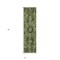 Homeroots 8' Runner Olive Green and Dark Green Oriental Washable Non Skid Indoor Outdoor Runner Rug 563773 - alternate 5