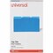 Universal Top Tab File Folder 9-5/8" x 14-3/4", Blue, 100PK UNV10521 - alternate 2
